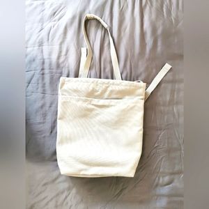 IKEA DRÖMSÄCK Grey tote / convertible backpack USED ONCE
